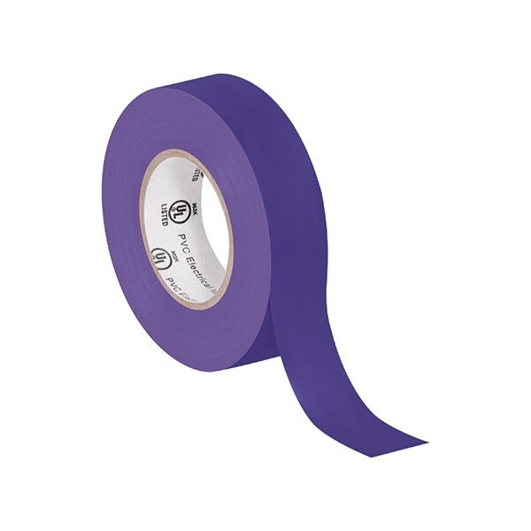 Bsc Preferred 3/4'' x 20 yds. Purple Electrical Tape, 200PK BUY00012349 - main